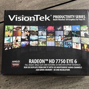 NIB VisionTek AMD Radeon HD 7750 Eye 6 graphics card
